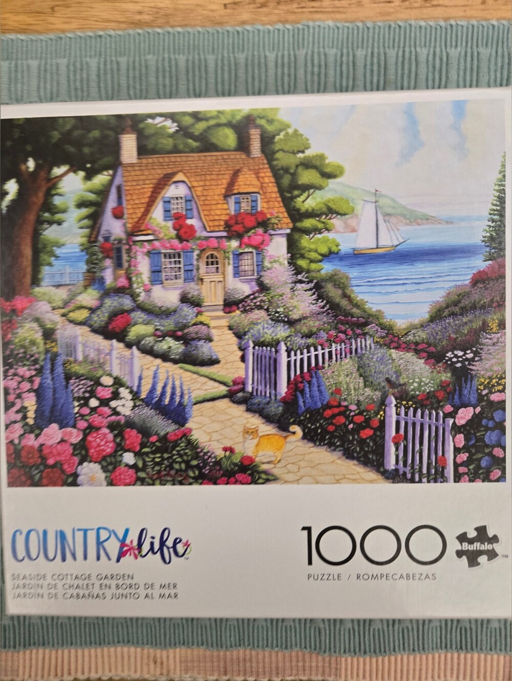 Buffalo Country Life Seaside Cottage Garden 1000 Piece Puzzle
